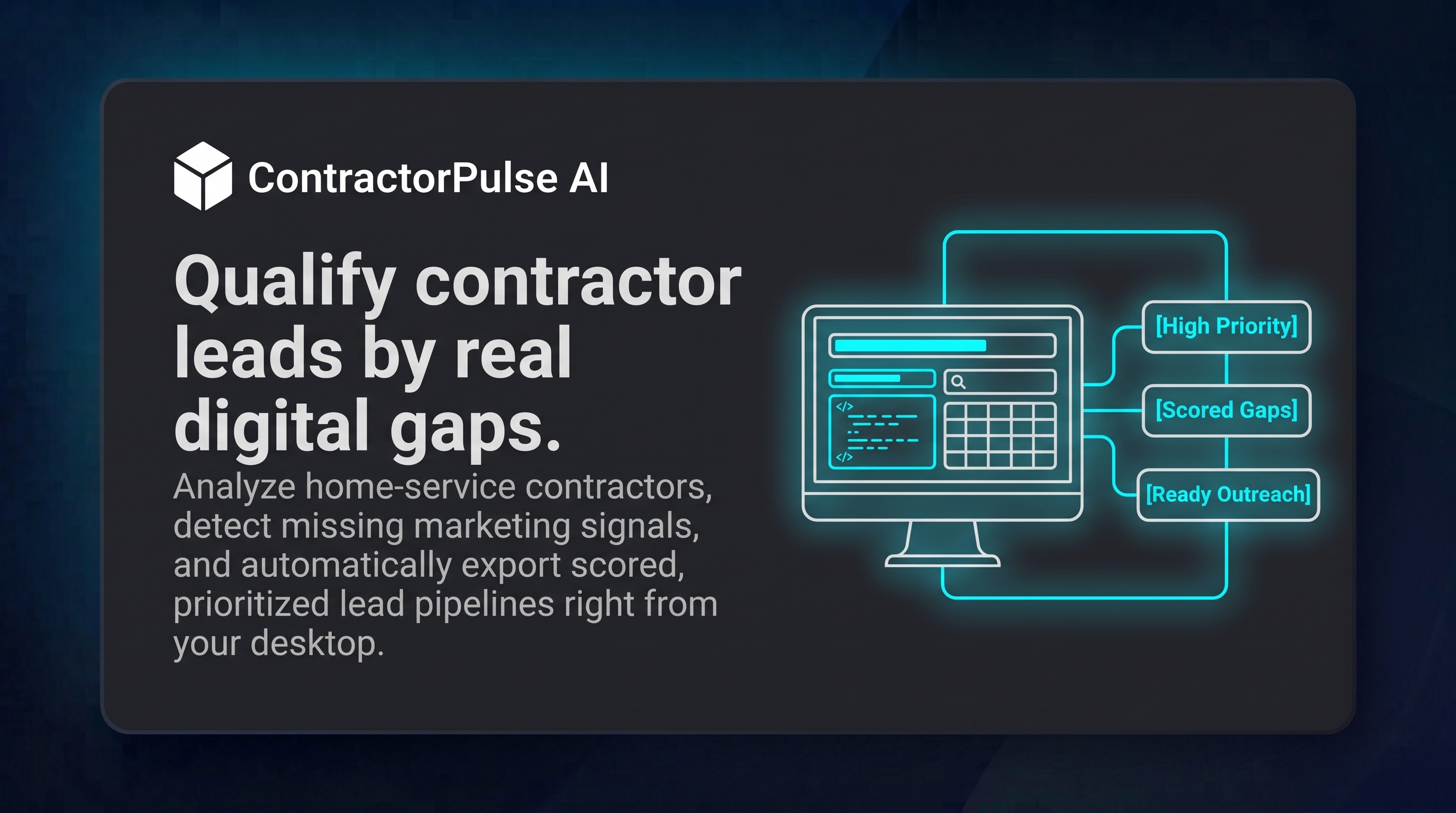 ContractorPulse AI application interface
