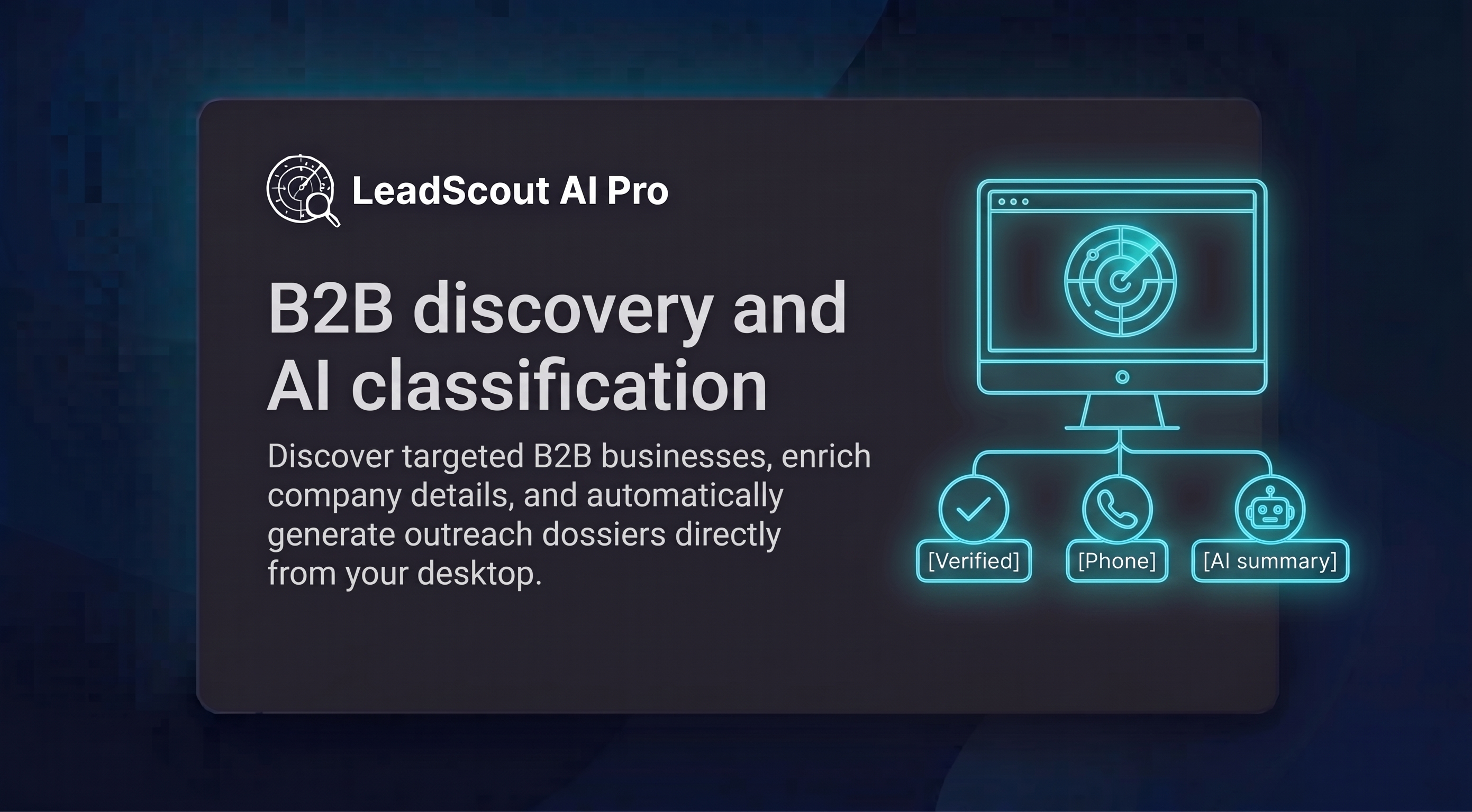 LeadScout AI Pro application interface